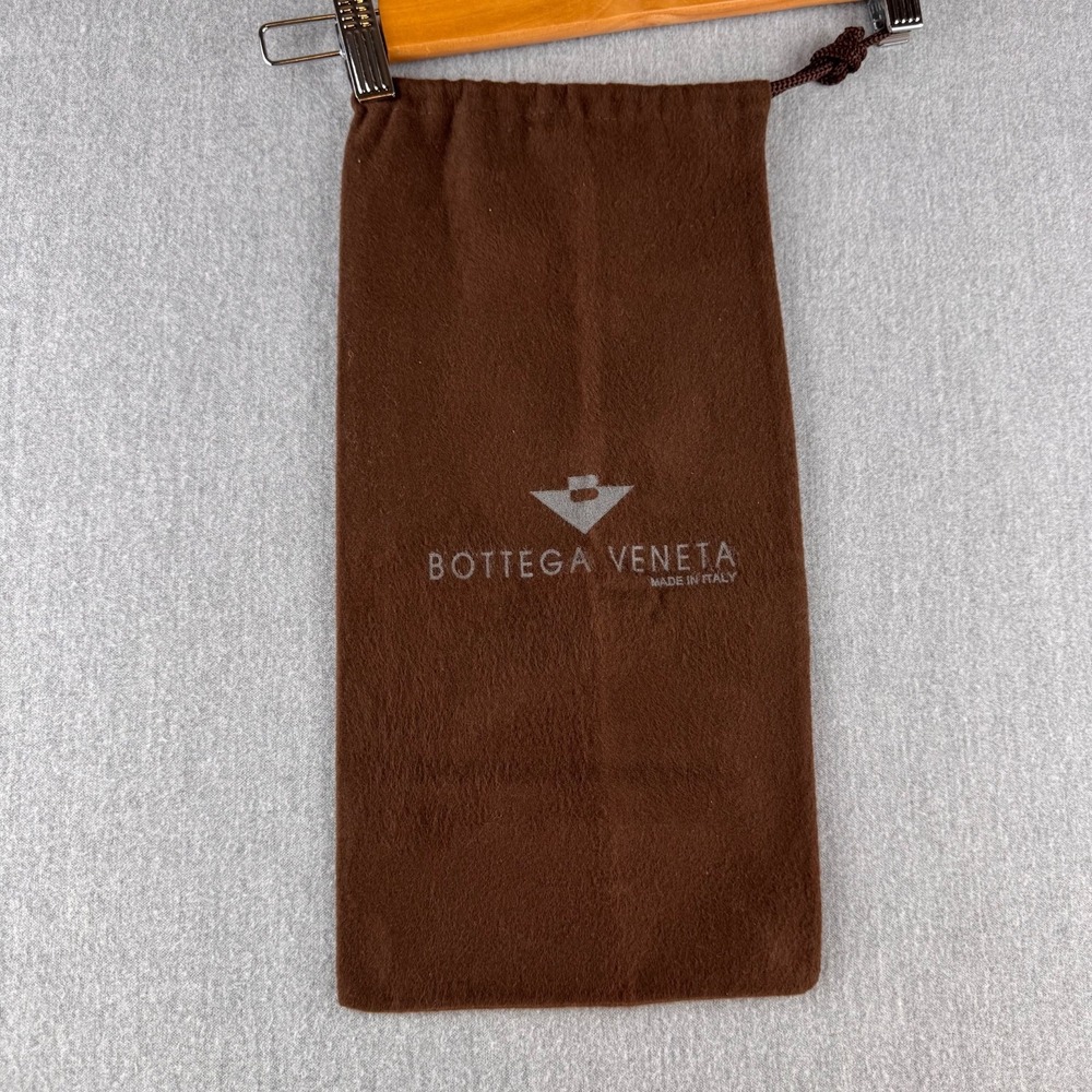 Bottega Veneta Brown Drawstring Dust‎ Bag Storage Pouch 15x7 Authentic 90s Italy